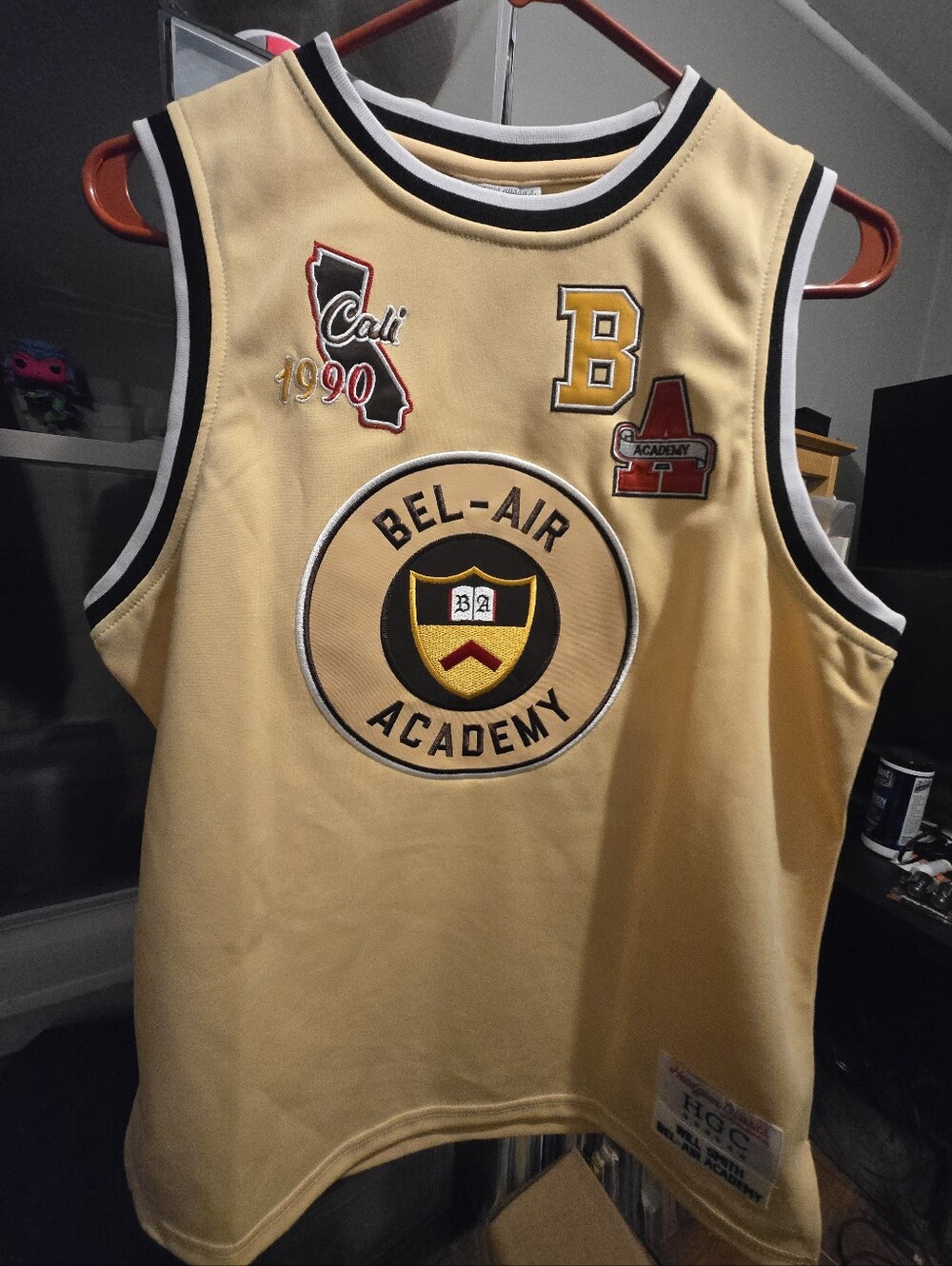 Kids L FRESH PRINCE OF BELAIR SMITH BELAIR ACADEMY JERSEY